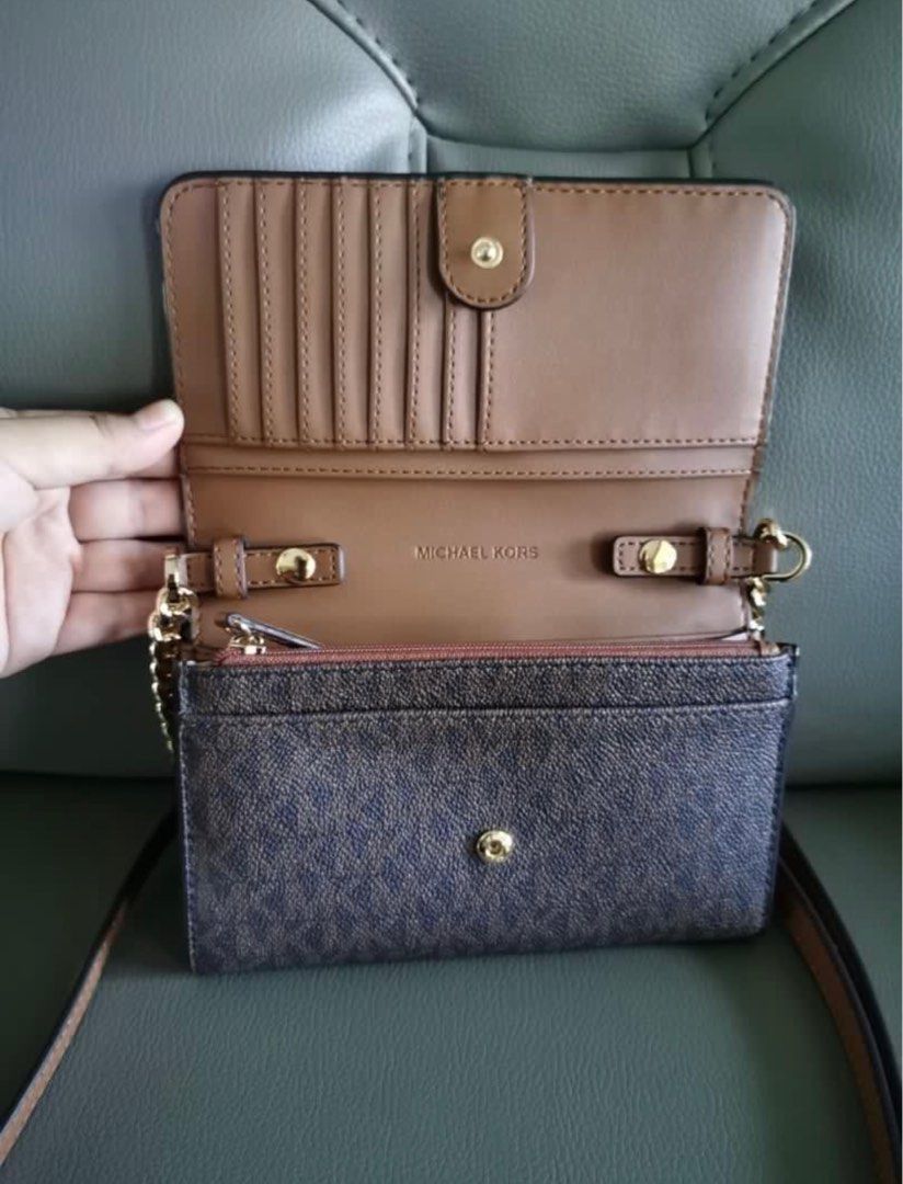 MK Phone Wallet Crossbody Bag Luxury Bags Wallets on Carousell