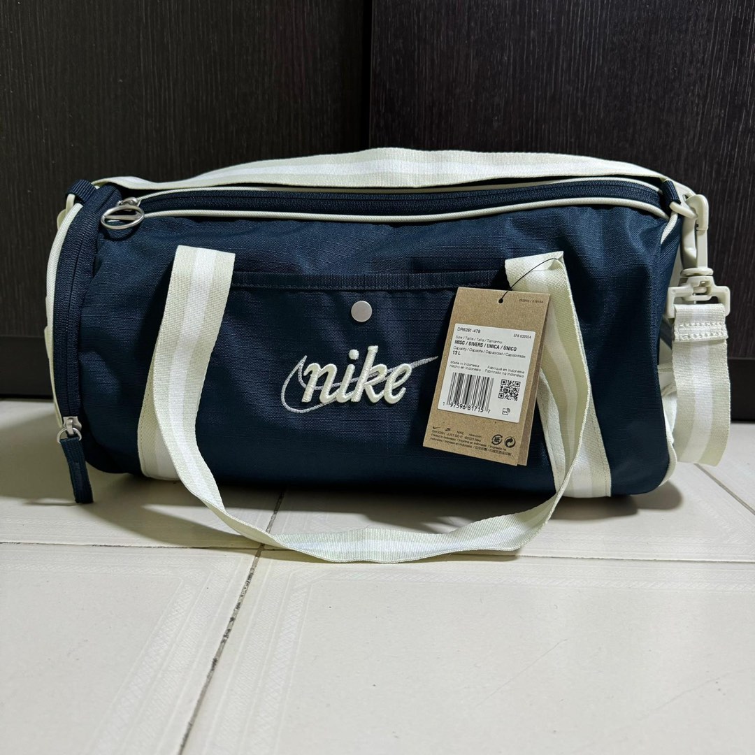 Nike Heritage Retro Duffel Bag 13L Armour Navy Men s Fashion Bags Sling Bags on Carousell