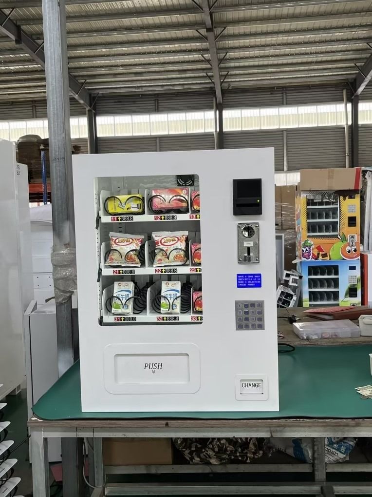 Non cooling vending machine snacks or condom (Category: Office & Business Technology) located in Caloocan City. Submitted by topherchri03260 (Listing ID 1319012138, Image 2). Description: ✅ Guaranteed lowest price ✅ Quality products ✅ Big discount for bulk orders ✅ 100% LEGIT TRUSTED SUPPLIER! ✅ With Complete Legal Documents ✅ BIR Registered 1. Machine size:W700*H76*58cm; (Net) Weight : 65 Kg 2. Selections: 5channel *3drawer=15 types 3.Capacity: 