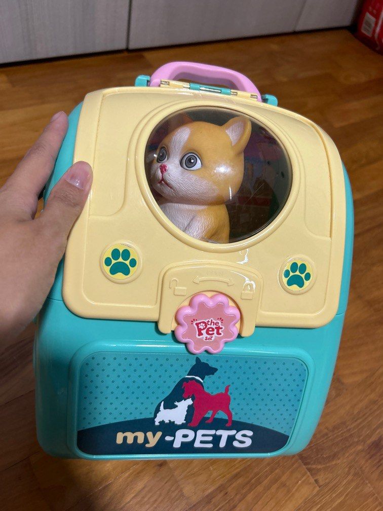 Pet kitten carrier Hobbies Toys Toys Games on Carousell
