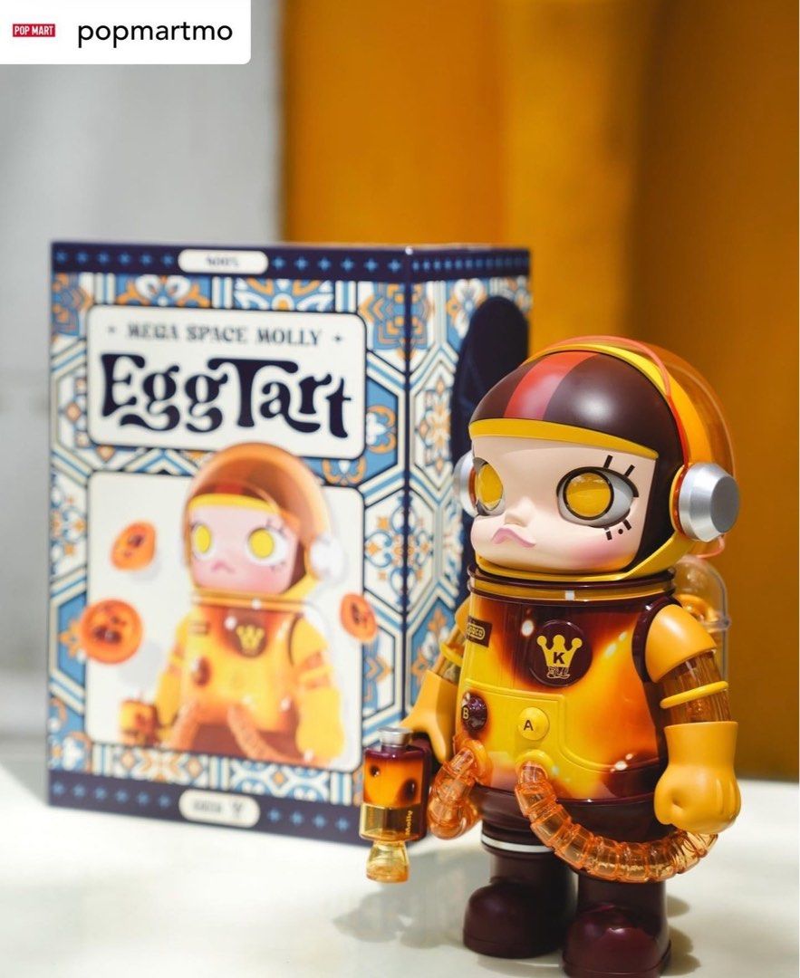 In Stock] Mega Space Molly 400% “Egg Tart” (Macau Exclusive