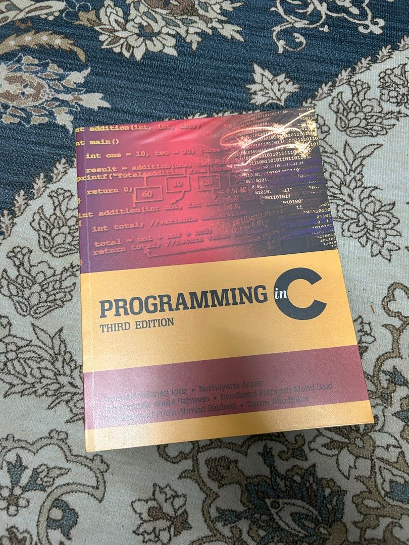 PROGRAMMING IN C THIRD EDITION, Hobbies & Toys, Books & Magazines ...