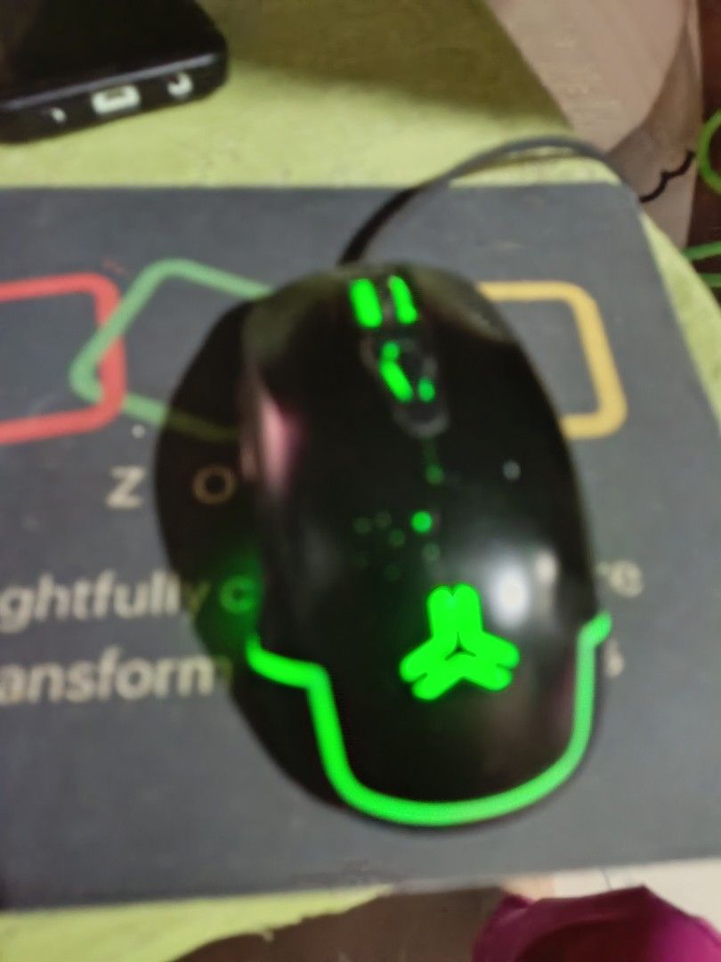 Rakk Alti Wired Mouse (Category: Mouse & Mousepads) located in Manila. Submitted by cutielilac2003 (Listing ID 1318976250, Image 3). Description: No issue, Minimal flaws only but still functional Wired Loc Sta. Mesa Manila.