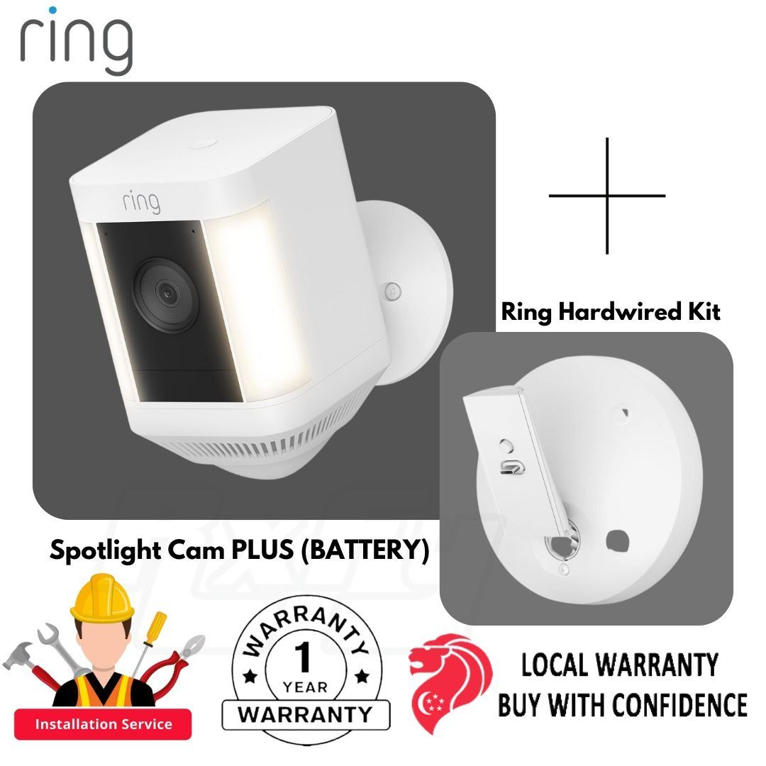 Ring Spotlight Cam Best Buy Surveillance Camera Wireless White
