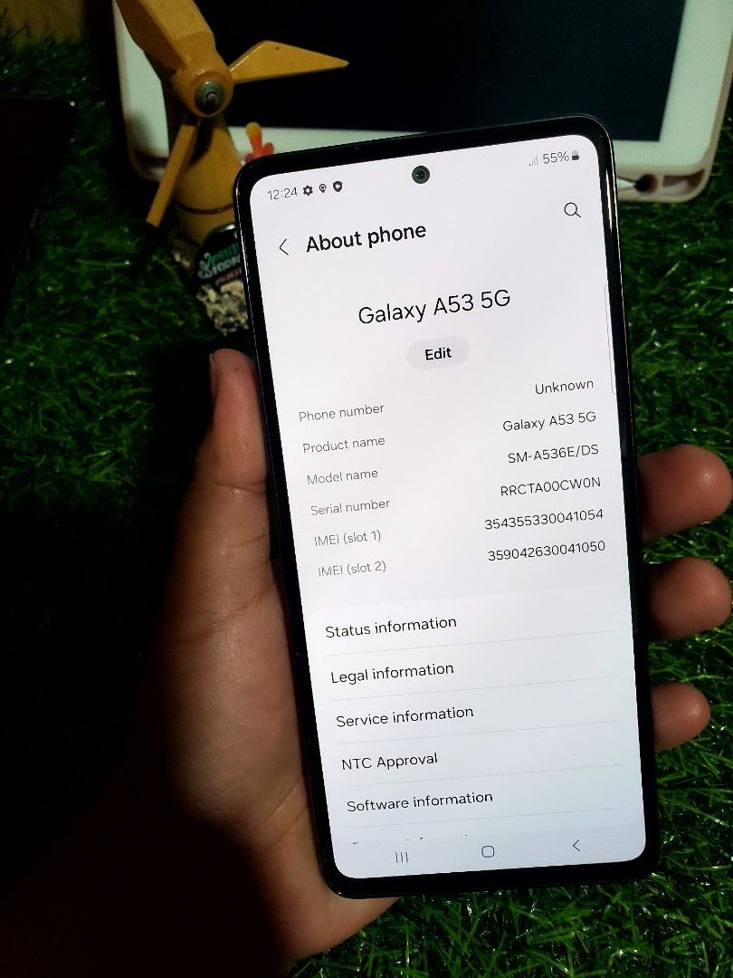 Samsung A53 5G 8g /128gb (Category: Samsung) located in Manila. Submitted by lucky.charm.gadgets (Listing ID 1319126673, Image 2). Description: Samsung A53 5G 8gb/128gb •NO HIDDEN ISSUE •NO REPAIR HISTORY •100% smooth •NTC APPROVED •Money back if proven fake 👌 • We accept COD within Metro Manila only • We also ship thru Lalamove (PAYMENT FIRST POLICY UPON PICK-UP) • We ship nationwide via LBC COD /COP w/Low Downpayment to avoid cancellation • Or