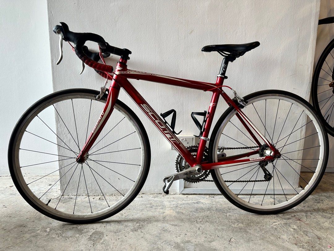 Scott Speedster Lightweight Road Bike Shimano Sora Size S Sports Equipment Bicycles Parts Bicycles on Carousell