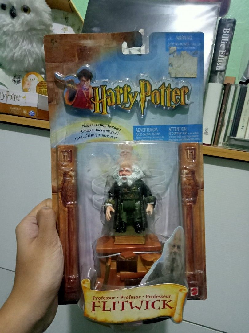 Sealed Mattel 2002 Harry Potter (Professor Flitwick) (Category: Figurines & Statues) located in Manila. Submitted by quing13 (Listing ID 1319080763, Image 1). Description: Hard to find Professor Flitwick Mattel 2002.