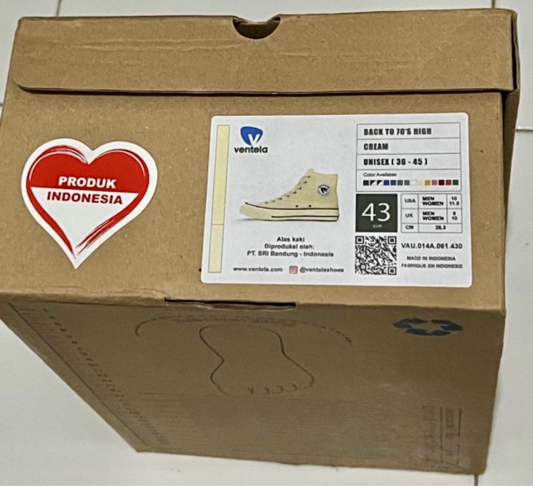Sepatu Ventela BTS 70s Cream ORIGINAL