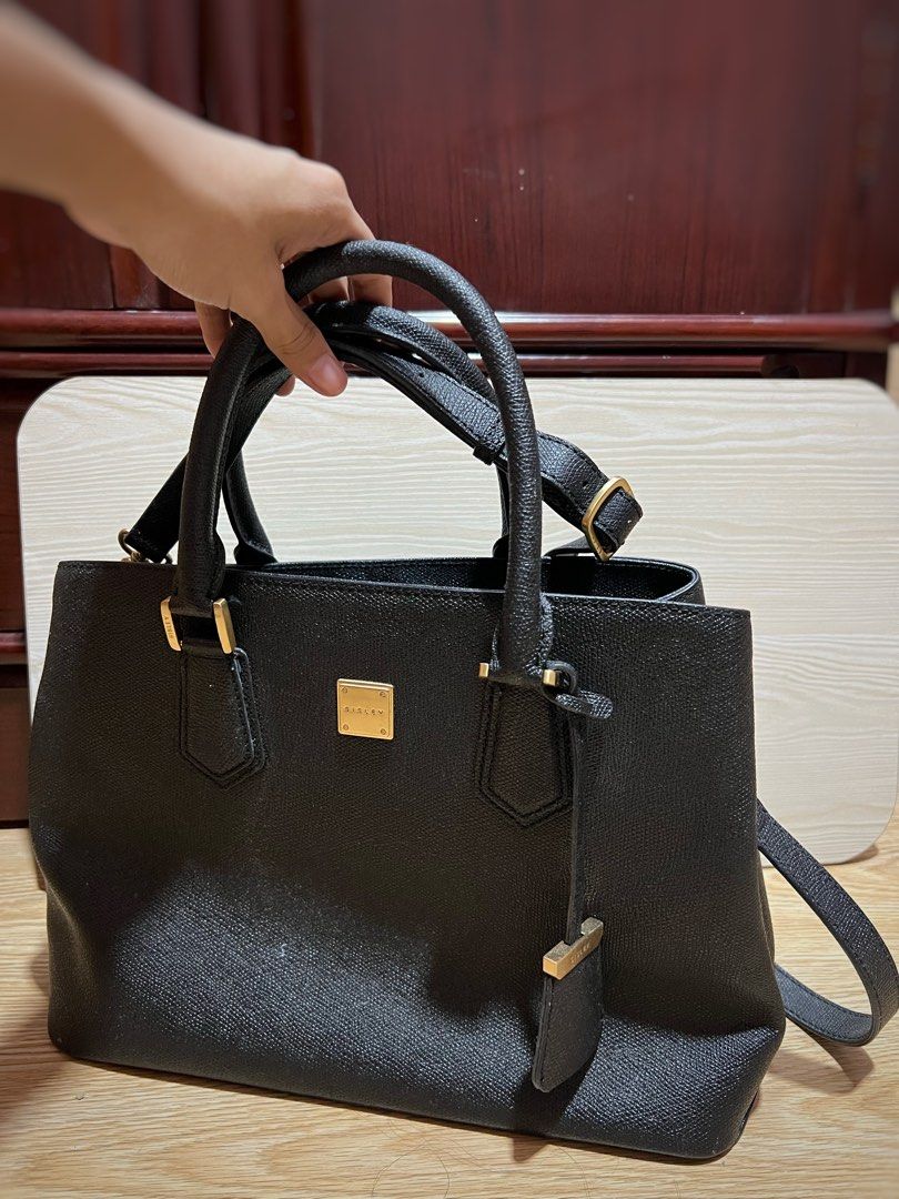 Sisley black top handle crossbody bag Women s Fashion Bags Wallets Cross body Bags on Carousell