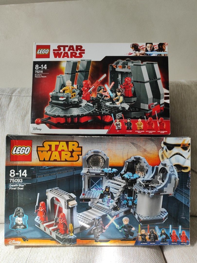 Star Wars Lego Bundle 75216 75093 Hobbies Toys Toys Games on Carousell