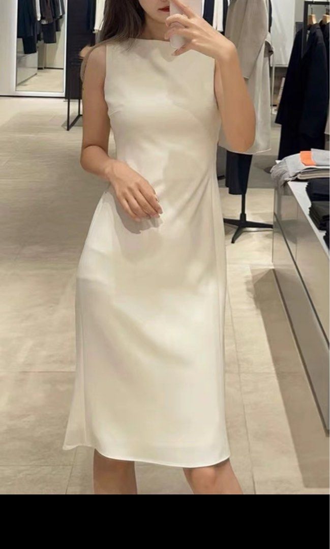 Theory Beige Shift Dress, Women's Fashion, Dresses & Sets, Dresses on  Carousell