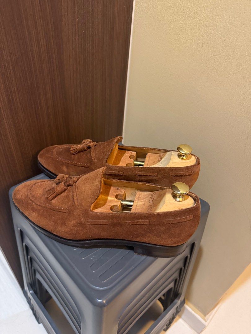 TLB Mallorca (Artista) Polo Suede Tassel Loafers, Men's Fashion