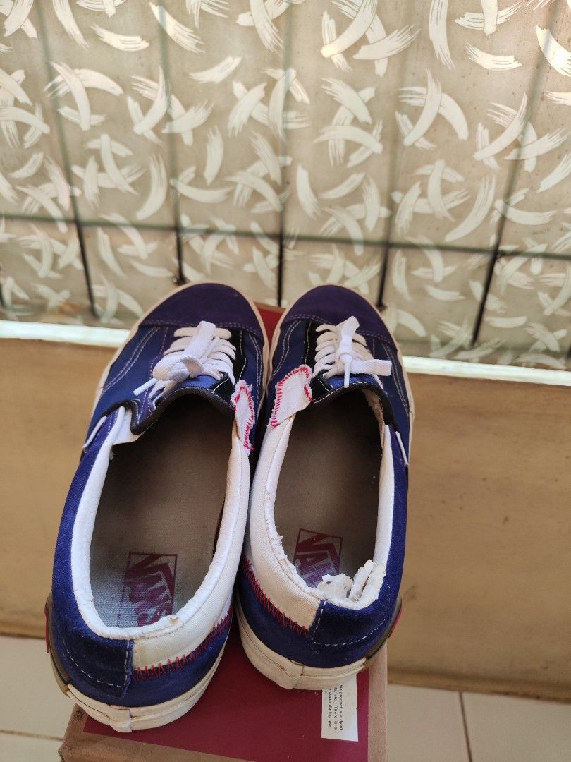 Vans cut and paste blue top