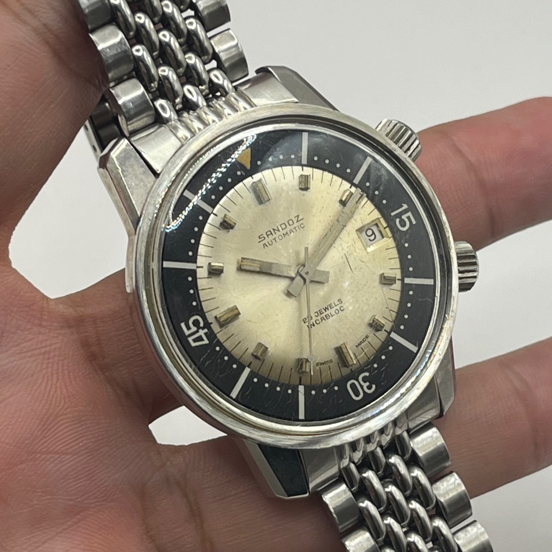 Sandoz diver watch store