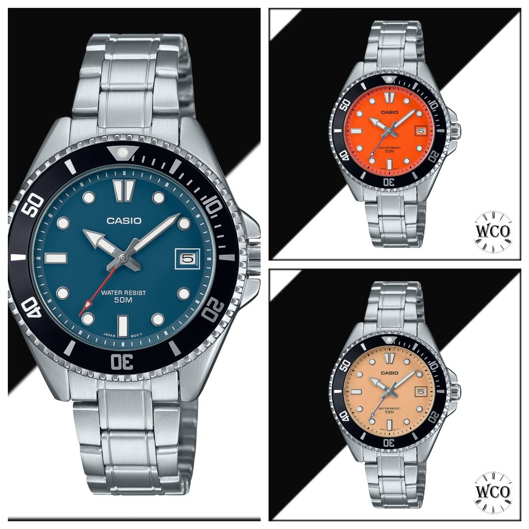 WCO MDV 10D Series Casio General x Analog ft. Mini Duro Men Women Casual Formal 50m Water Resistant Watch MDV10 MDV 10 Men s Fashion Watches Accessories Watches on Carousell