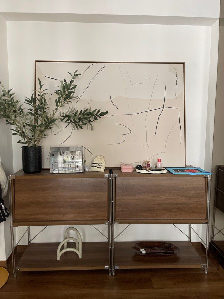 Wooden ins muji rack, Furniture & Home Living, Furniture, Shelves ...