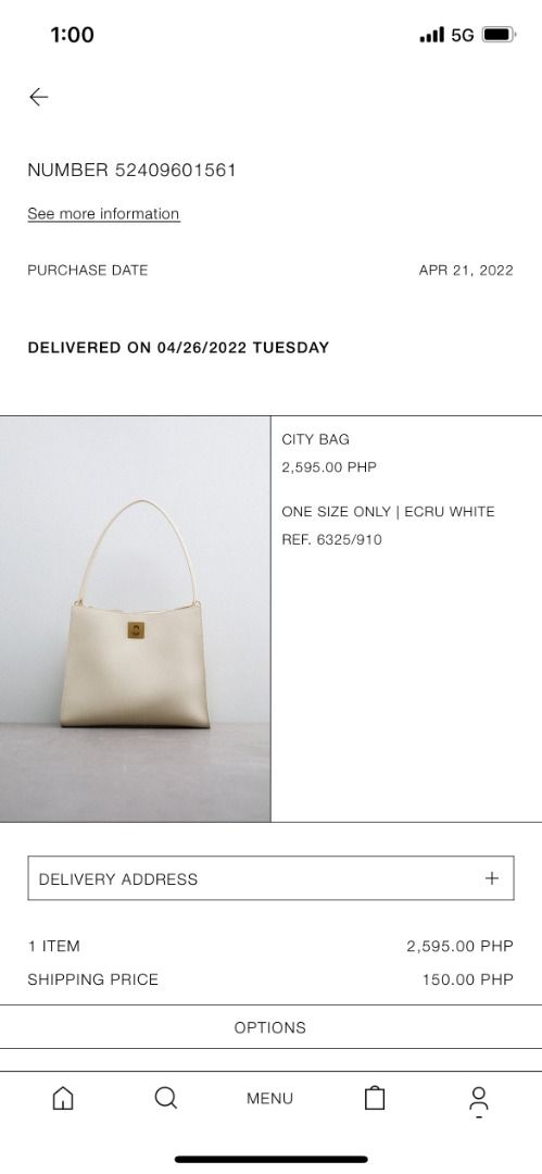 ZARA - City Medium Bag Ecru White (Category: Luxury Bags & Wallets) located in Cebu City. Submitted by prettynuttyoushop (Listing ID 1319012139, Image 2). Description: #BRAND: ZARA City White Ecru Bag, 3 compartments with center zipper. very light bag can be used for office. It can fit a 13" laptop and all your daily personal things. #CONDITION: EXCELLENT, like new. Comes with a dust bag. #ISSUE: small sign of usage, interior pen mark (see pictur