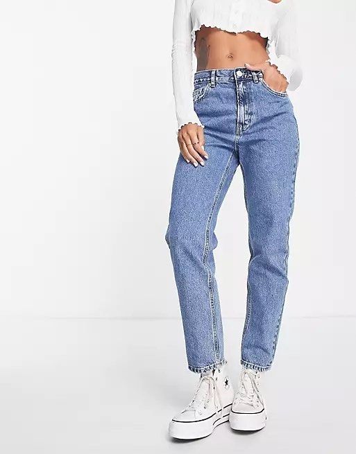 Mom jeans high waist zara shop