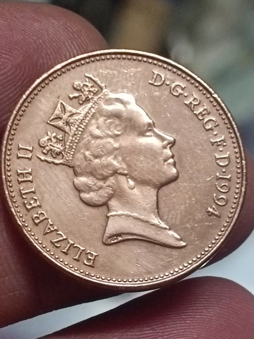 1994年英國女王錢幣硬幣, 書籍、休閒與玩具, 收藏、紀念品, 其他古董在旋轉拍賣