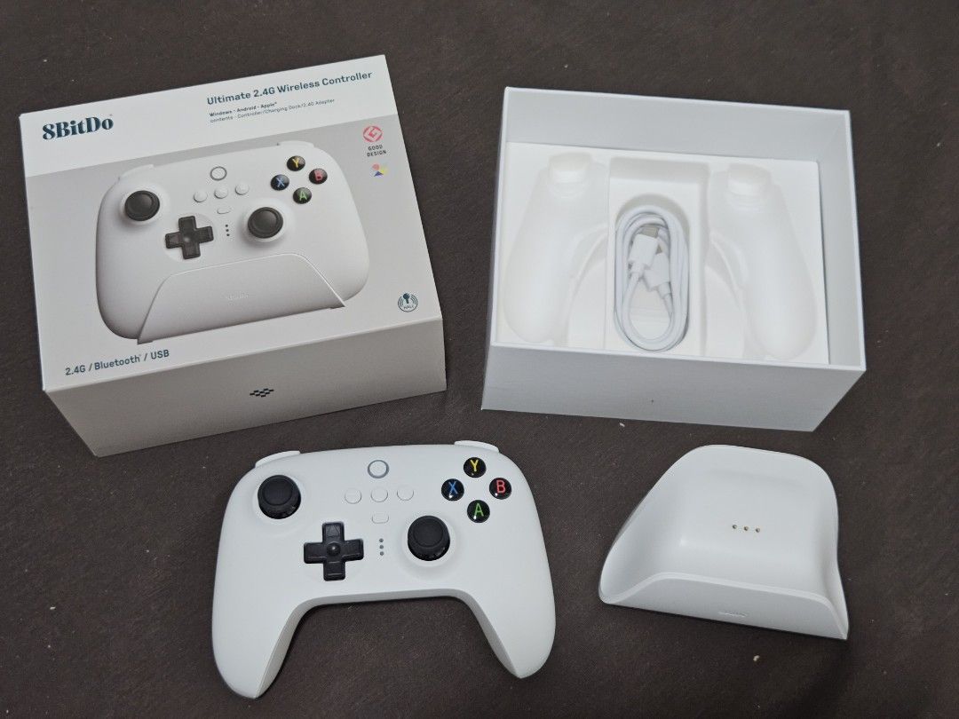 8bitdo Ultimate 2.4G USB Wireless + Bluetooth Controller for Windows ...