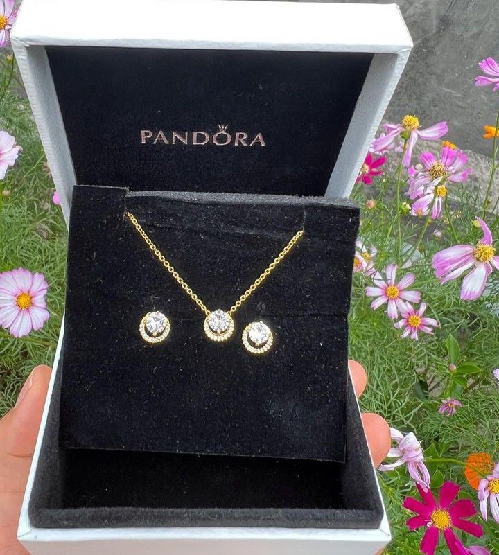 Pandora sparkle and shine earring set store