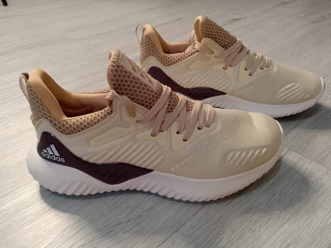 Alphabounce white and gold cheap