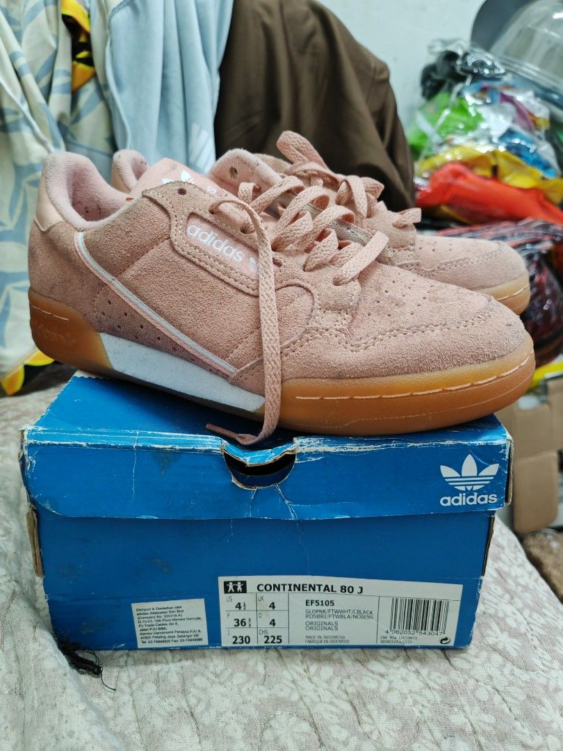 Adidas Continental 80 J, Women's Fashion, Footwear, Sneakers on Carousell