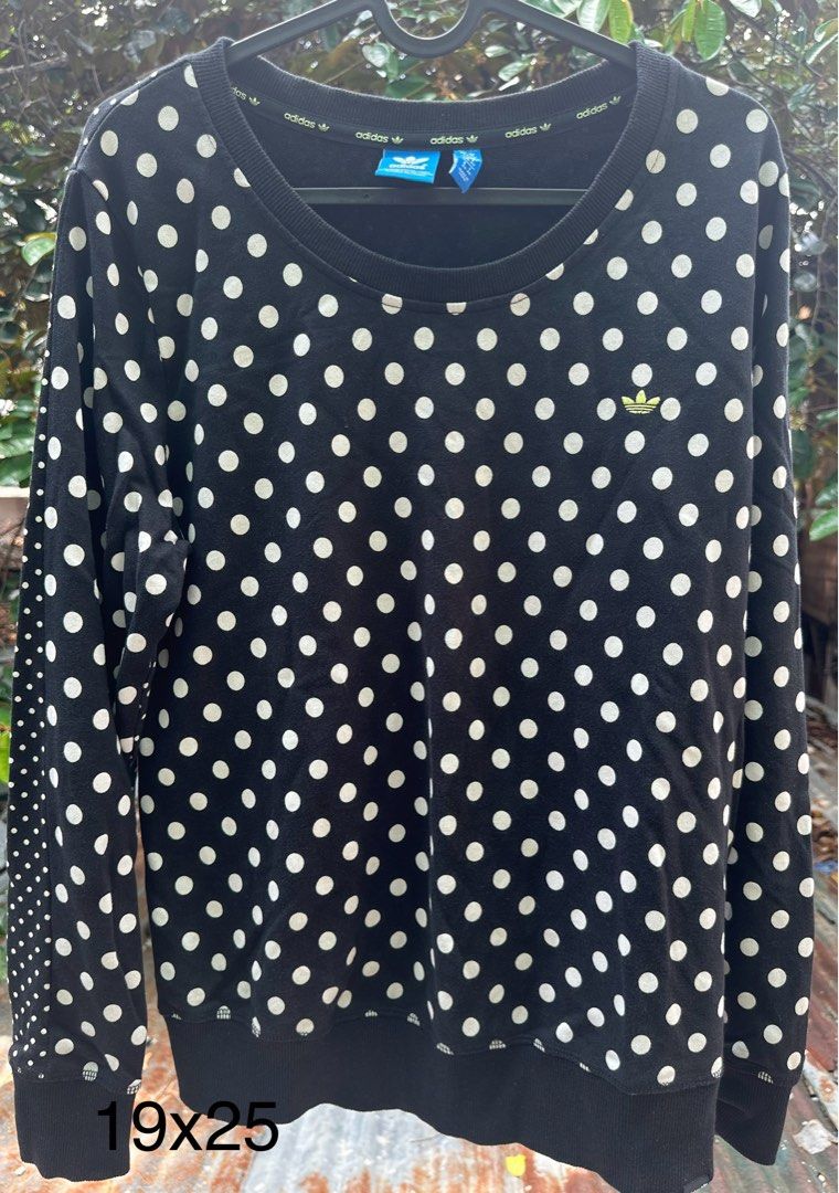 Adidas polka dot sweater deals