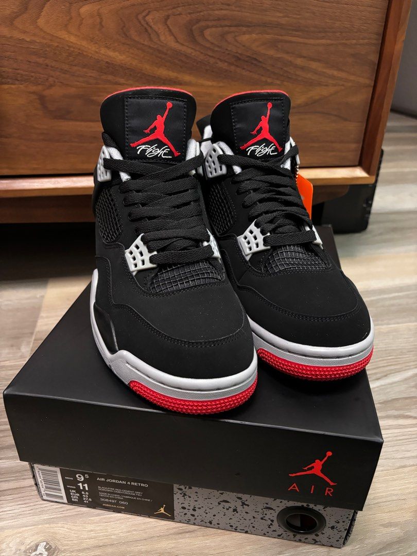Air Jordan 4 Retro Bred 2019
