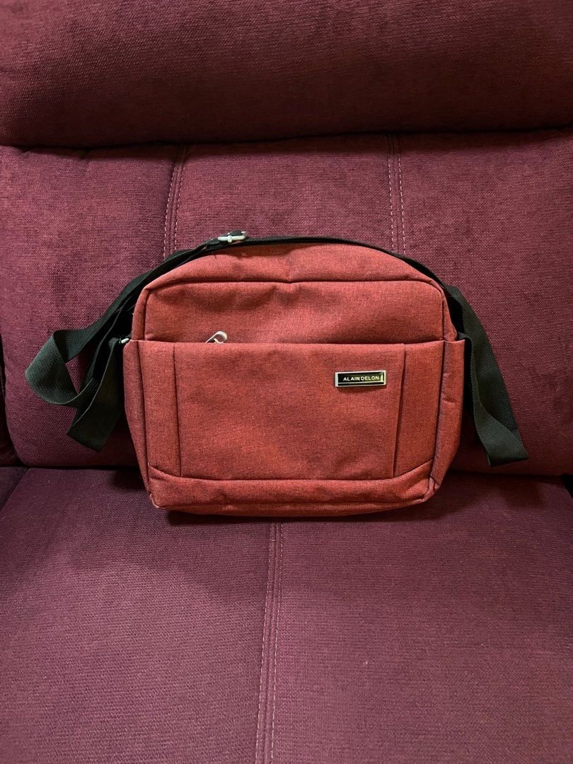 Alain delon sling bag discount