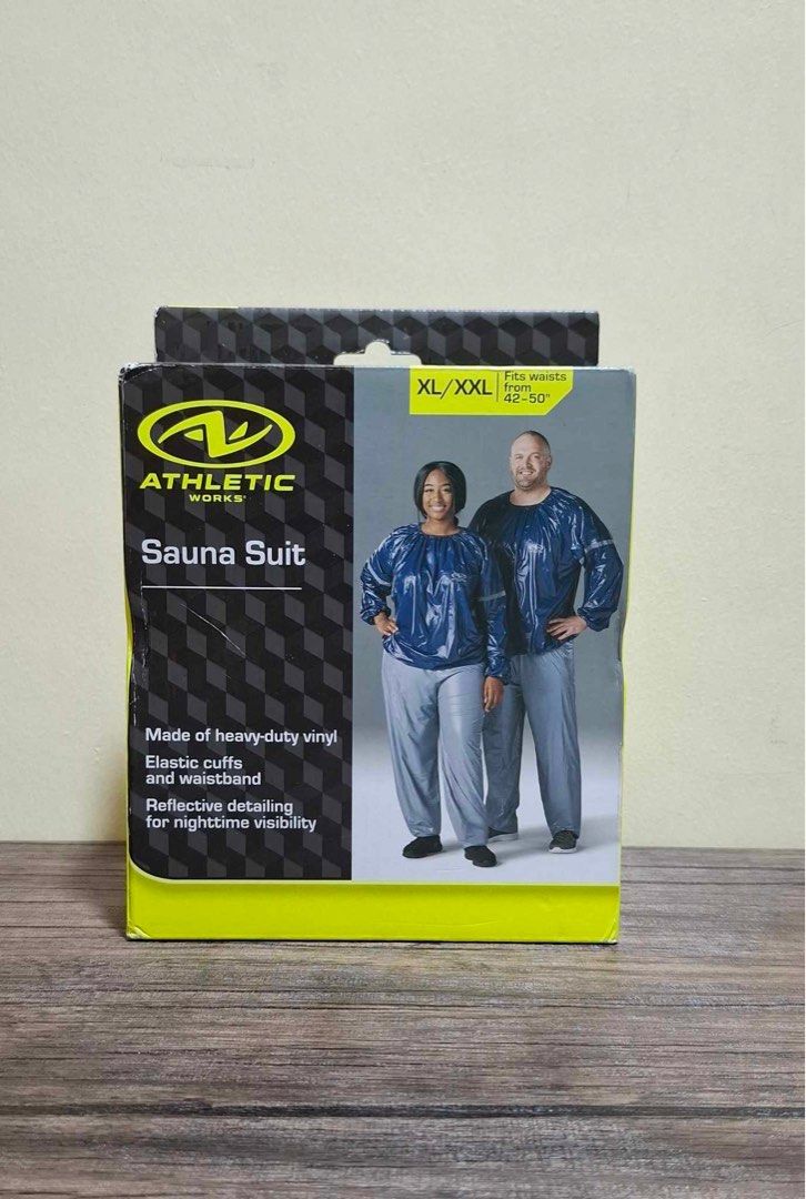ATHLETIC WORKS Sauna Suit XL XXL 42 50 Sports Equipment Other Sports Equipment and Supplies on Carousell