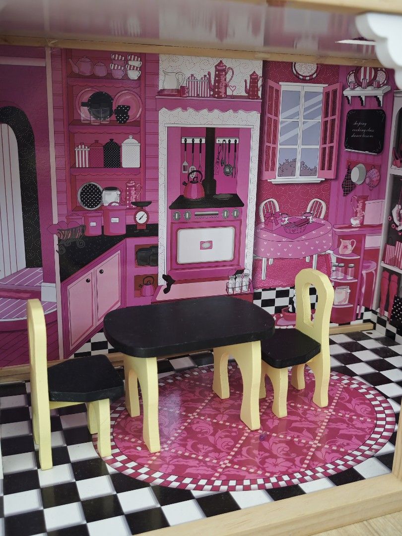 Barbie Size Doll House with Furniture