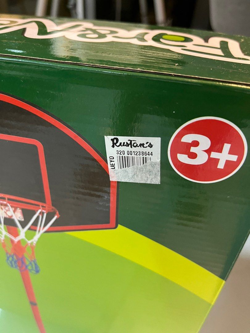 Basketball Set Far and Near (Category: Infant Playtime) located in Mandaluyong City. Submitted by miktiu (Listing ID 1323212585, Image 3). Description: Unused! New basketball set. With Box 3,500 original. Selling for 1,900 only!!!!! 👏🏻 Pick up c/o Buyer Sta Mesa or SM Pasig Description: Recommended for ages 3 years and up Includes backboard, basketball net, ball, rim, air ball pump. Rim Diameter 31cm, Board size 66cm length and 45cm height , Ma