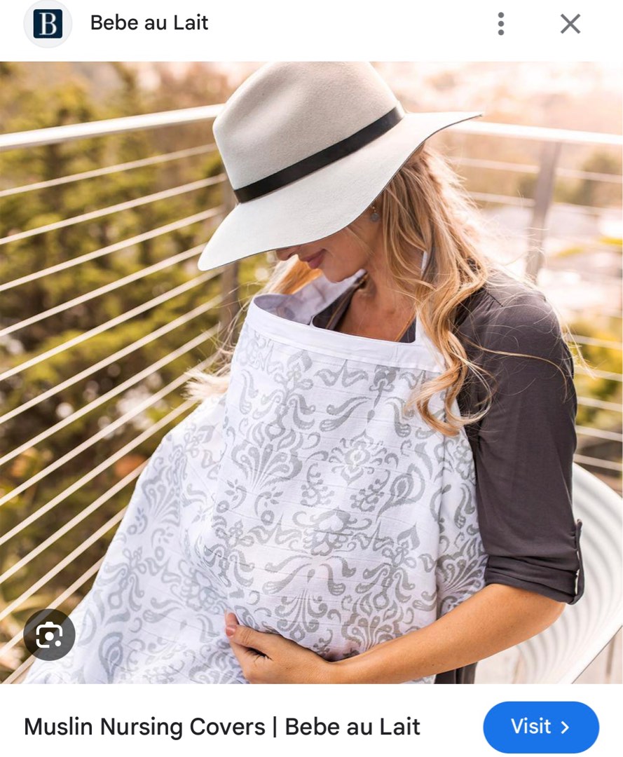 Bebe Au Lait Muslin Nursing Cover, Babies & Kids, Nursing & Feeding
