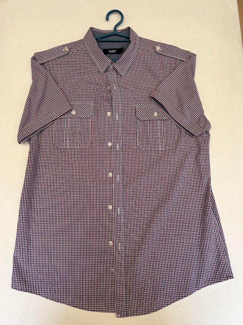Blue and Red Checked Short Sleeved Polo (Category: Formal Shirts) located in Paranaque City. Submitted by togee8 (Listing ID 1323243419, Image 1). Description: PRE-LOVED Blue and Red Checked Short Sleeved Polo - Size M Brand: Yishion Fit: Regular Condition: 7/10 NO RETURNS/EXCHANGES NO MEETUPS Payment through GCash/Maya/BPI/Unionbank/Seabank Shipping through Grab Express/Lalamove/J&T PM or make an offer if interested. #Clothes #Thrift #UkayUkay #
