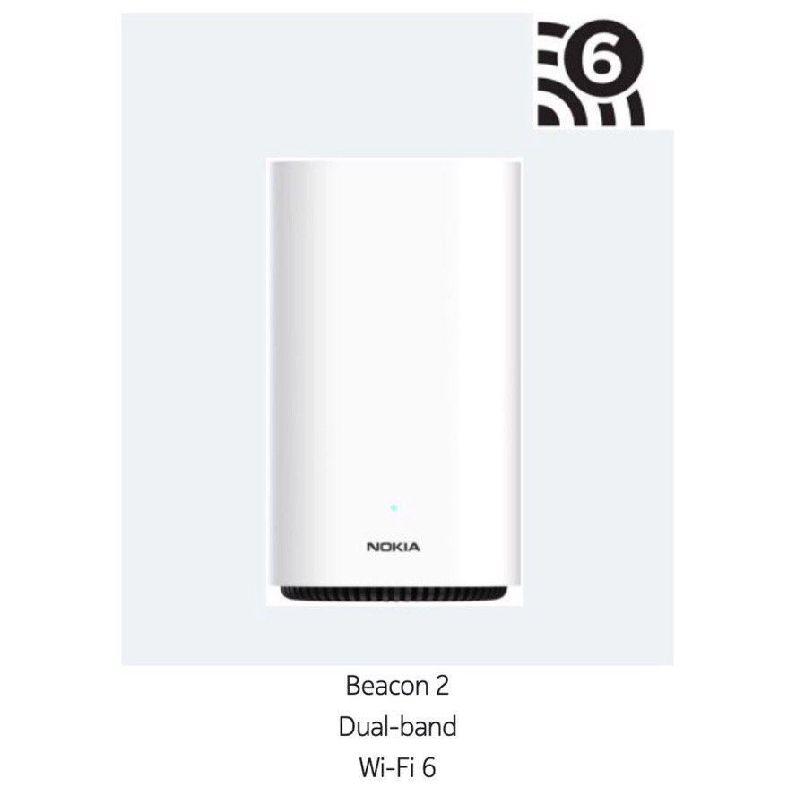 [Brand New] Nokia WiFi Beacon 2 Dual-band Wi-Fi 6 Mesh Router