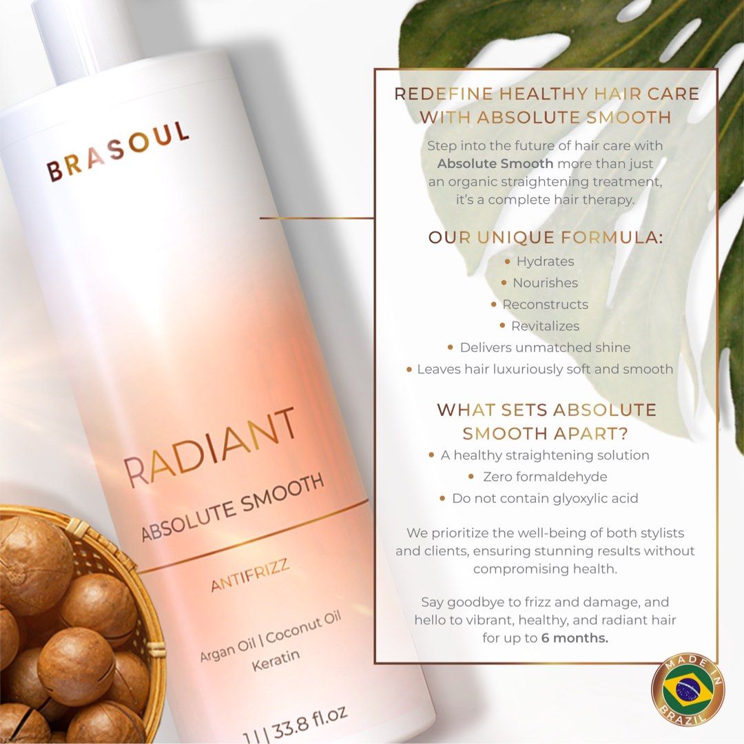 Brasoul Amino Acid Antifrizz Straightening Hair treatment