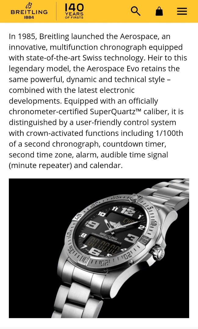 Breitling aerospace evo for sale sale