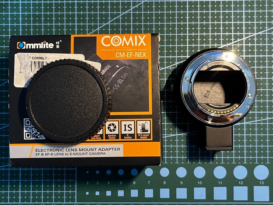 Canon EF - Sony E adapter (Commlite) (Category: Lens & Kits) located in Iloilo. Submitted by xvr190 (Listing ID 1323205290, Image 2). Description: Commlite EF - E adapter -fully working(note my camera was a sony nex 5) -complete box, front and back cap -signs of wear ***all sales final, no refunds, no replacements.