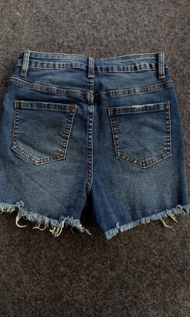 Denim Shorts Primark Black Ripped Jeans Benjart Black Stone Washed