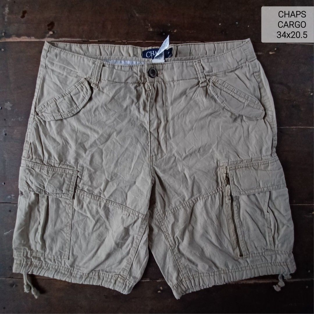 CHAPS CARGO (Category: Shorts) located in Polangui. Submitted by Kariton (Listing ID 1323192191, Image 1). Description: W34 x 20.5.