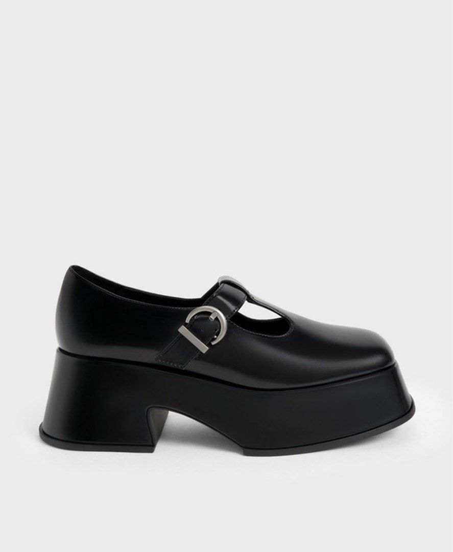 Charles Keith T Bar Mary Janes Platform Shoes Boots Heels Women s Fashion Footwear Heels on Carousell