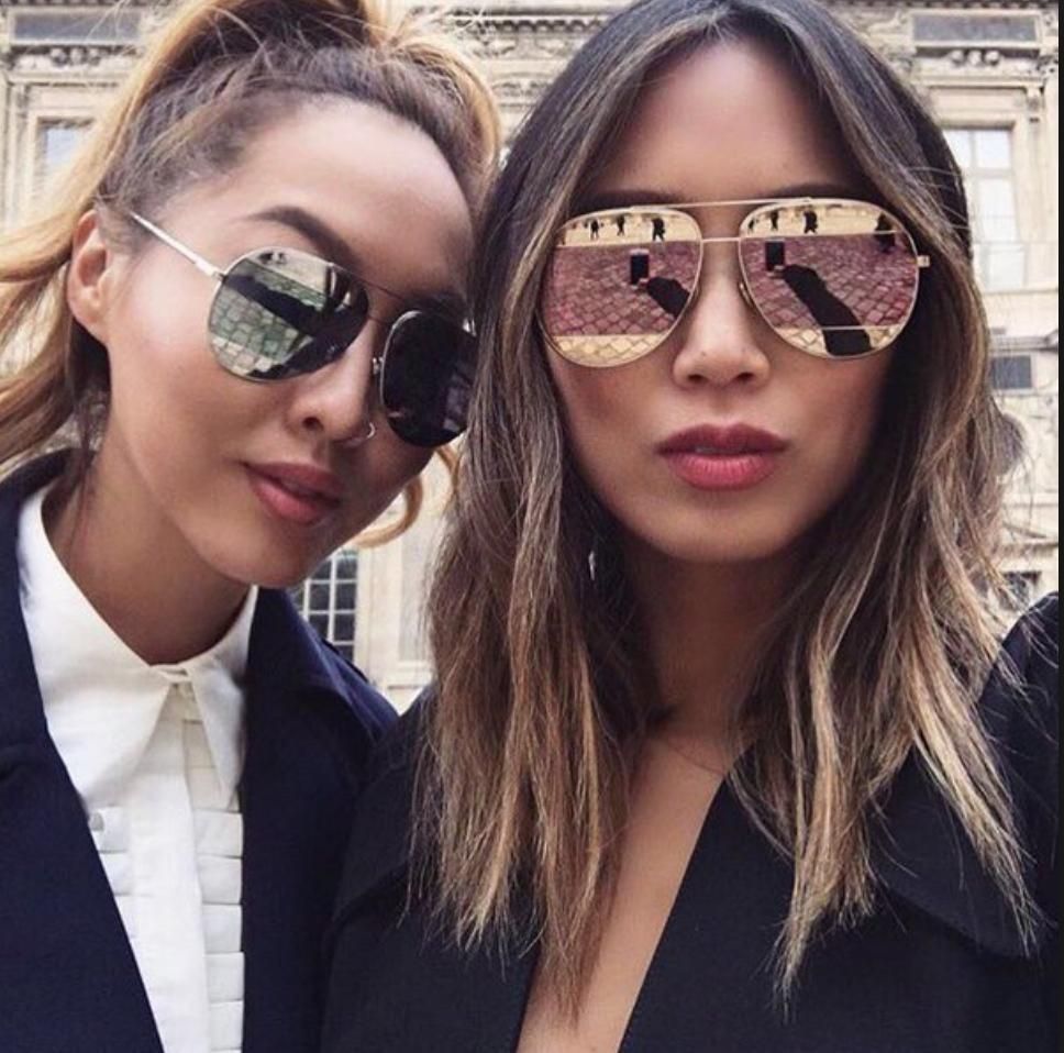 Christian dior aviator sunglasses split top