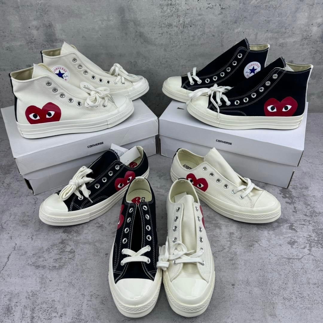 CONVERSE x CDG FOR PRE ORDER Men s Fashion Footwear Sneakers on Carousell