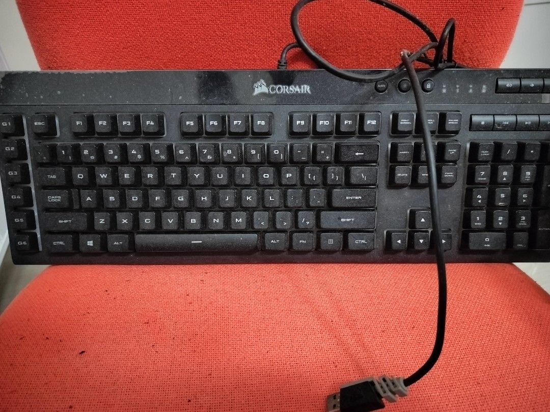 CORSAIR K55 (Category: Computer Keyboard) located in Pasig City. Submitted by joean21 (Listing ID 1323241827, Image 1). Description: just the keyboard.