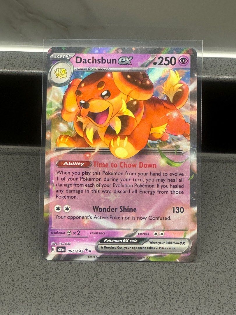 067 142 pokemon card Dachsbun ex 067/142 Stellar Crown Pokemon, Hobbies & Toys, Toys & Games on Carousell Dachsbun ex #067/142 - Tudo