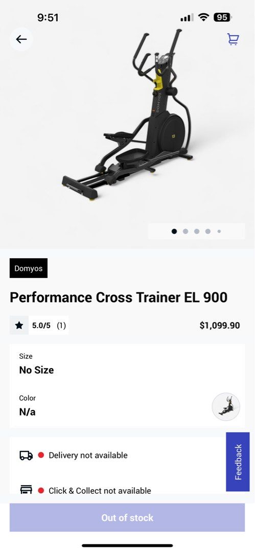 El 900 cross trainer clearance