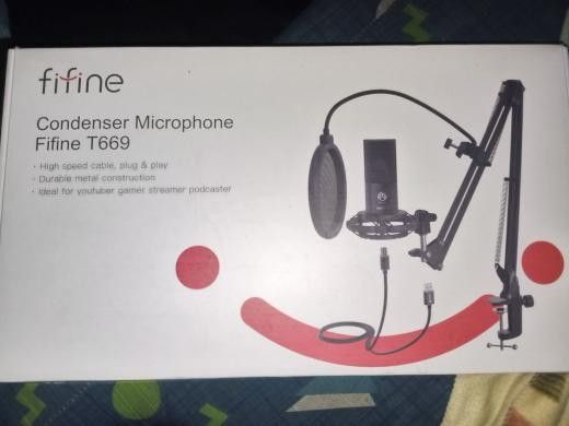 FIFINE T669 Condenser Microphone (Category: Microphones) located in Caloocan City. Submitted by n_santos26 (Listing ID 1323133933, Image 1). Description: FOR SALE BRAND NEW!!! FIFINE T669 CONDENSER MICROPHONE ₱2000 SWAK NA SWAK SA MGA NAGOONLINE CLASS AND STREAMS PWEDENG PWEDE DIN PANGLARO AT PANGOFFICE DM me for more details! LOC: GULOD, NOVALICHES.