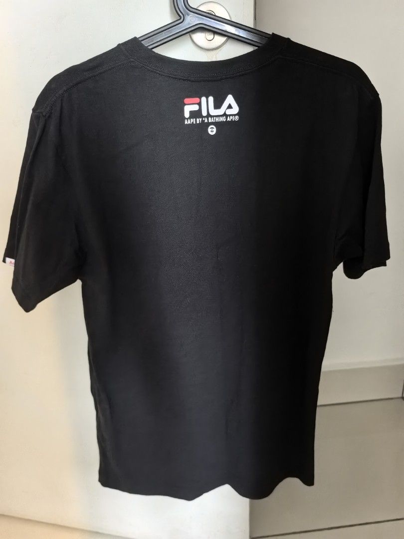 Fila x Aape Men s Fashion Tops Sets Tshirts Polo Shirts on Carousell