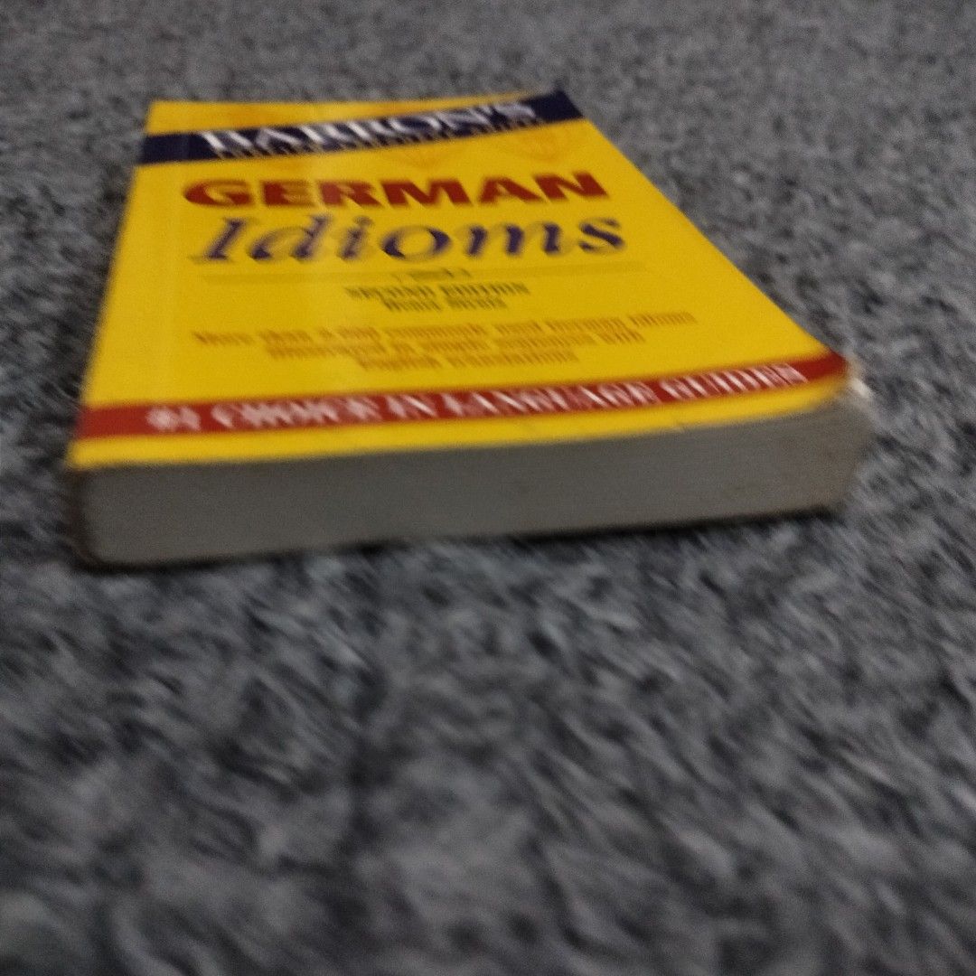 German Idioms by Henry Strutz (Category: Storybooks) located in Manila. Submitted by keith_ul (Listing ID 1323271473, Image 3). Description: German Idioms by Henry Strutz - More than 2000 German idioms are listed with their English language meanings in this updated edition..
